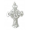 925 Silber Kreuz "Wave" Zirkonia
