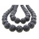 PLAYAZ Shamballa Kette "Bling Black" Kristall