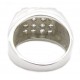 925 Silber Ring "7th stone" Zirkonia Rhodiniert