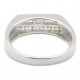 925 Silber Ring "Two Linez" Zirkonia rhodiniert