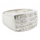 925 Silber Ring "Phat Bling" Zirkonia rhodiniert