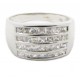 925 Silber Ring "Phat Bling" Zirkonia rhodiniert