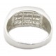 925 Silber Ring "Phat Bling" Zirkonia rhodiniert