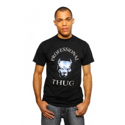 PROFESSIONAL THUG "Pitbull" Gangster Print T-Shirt von PLAYAZ (limited Edition)