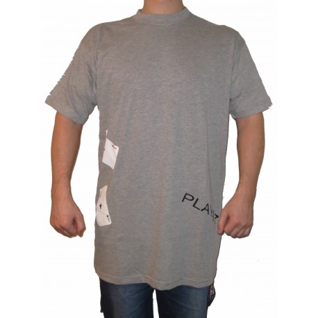 Oversized Tall Tee "4 of a Kind As" beige Poker T-Shirt von PLAYAZ (limited Edition)