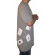 Oversized Tall Tee "4 of a Kind As" beige Poker T-Shirt von PLAYAZ (limited Edition)