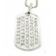 PLAYAZ Dog Tag "FULLY BLING" Kristall mit Kette