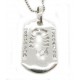 PLAYAZ Dog Tag "SKORPION BLING" Kristall mit Kette